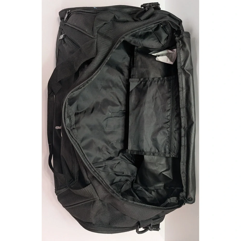 PUMA Duffle Bag Unisex Medium Black Good Sport Gym Travel PV2-0855